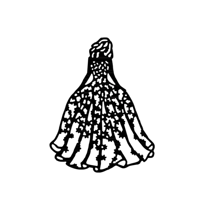 Красивая невеста принцесса металлические Вырубные штампы для рукоделия альбом