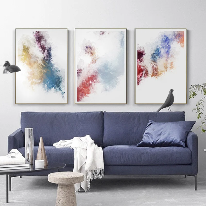

American Style Abstract Living Room Canvas Decorative Painting Poster Picture Album Home Decor Wall Art Decoration Accessories