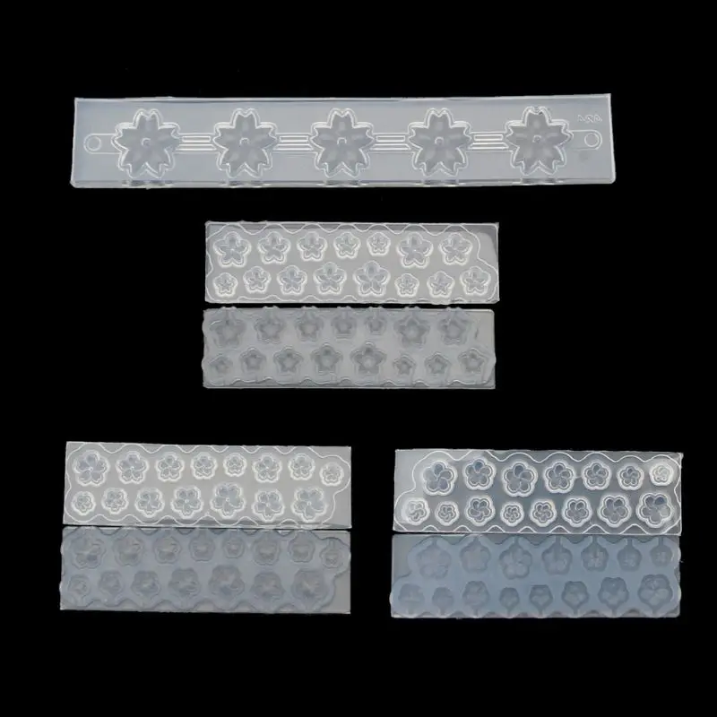 DIY цветочное ожерелье браслет цветок цепь серьги полимерная форма инструмент для