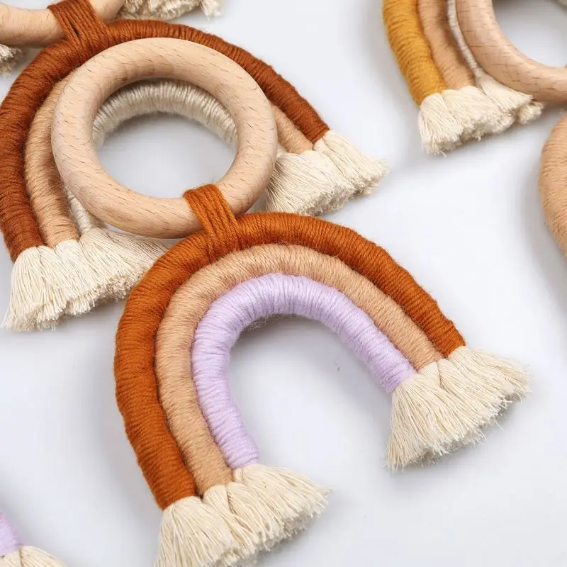 

Braided Cotton Rope Nipple Holder Baby Pacifier Clips Chain Infant Soother Chain