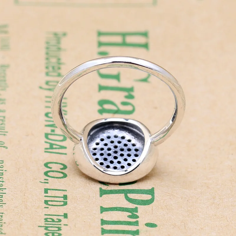 

Real 925 Sterling Silver Fashion Trend Classic Ring Finger 15mm Width Round Small Zircon Wedding Jewelry Ring for Women Girl