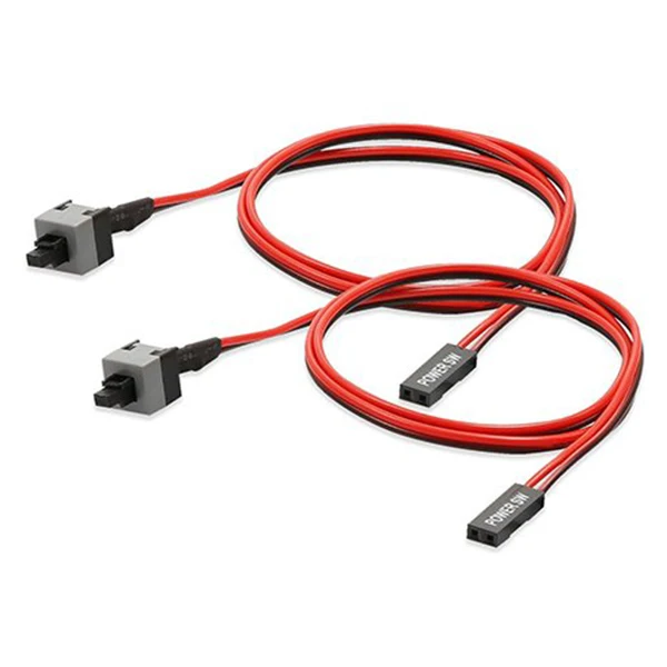 2 шт Pin SW PC кабель питания вкл/выкл кнопка ATX компьютерный переключатель провода 45