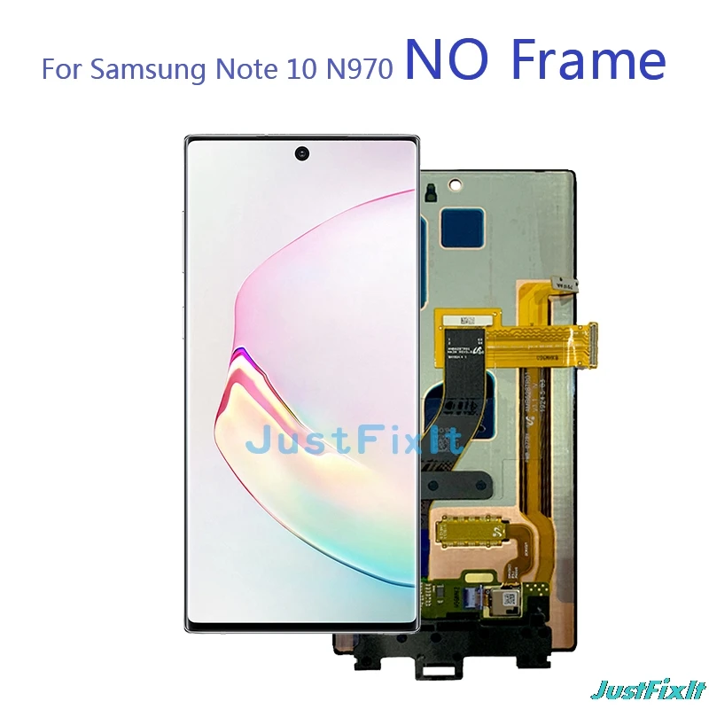 Оригинальный супер Amoled для Samsung Galaxy Note10/Note 10 Plus Pro N970 N975 ЖК дисплей с рамкой