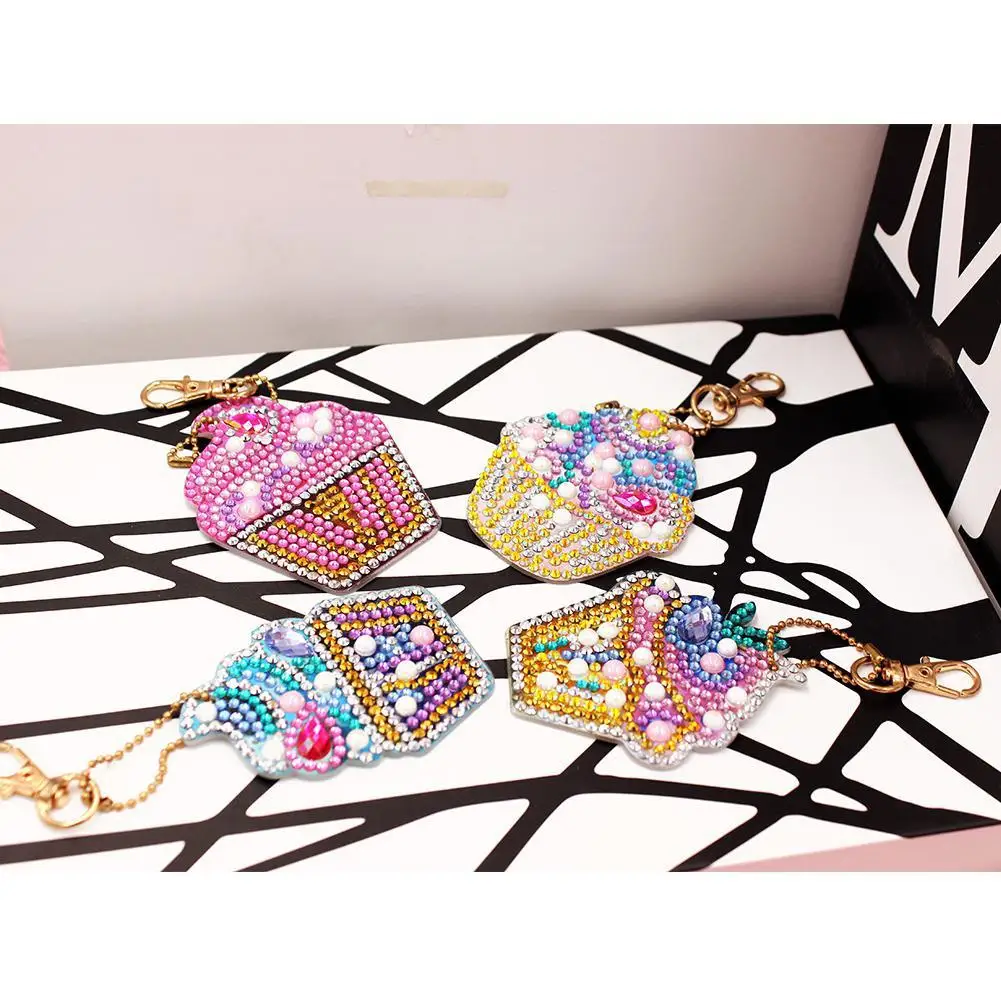 5D алмазная живопись брелок Стразы Подвеска мороженое DIY ремесло набор для картин