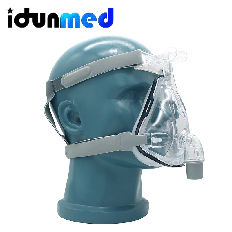 Респираторные маски Idunmed CPAP BiPAP на все лицо с двумя регулируемыми ремешками