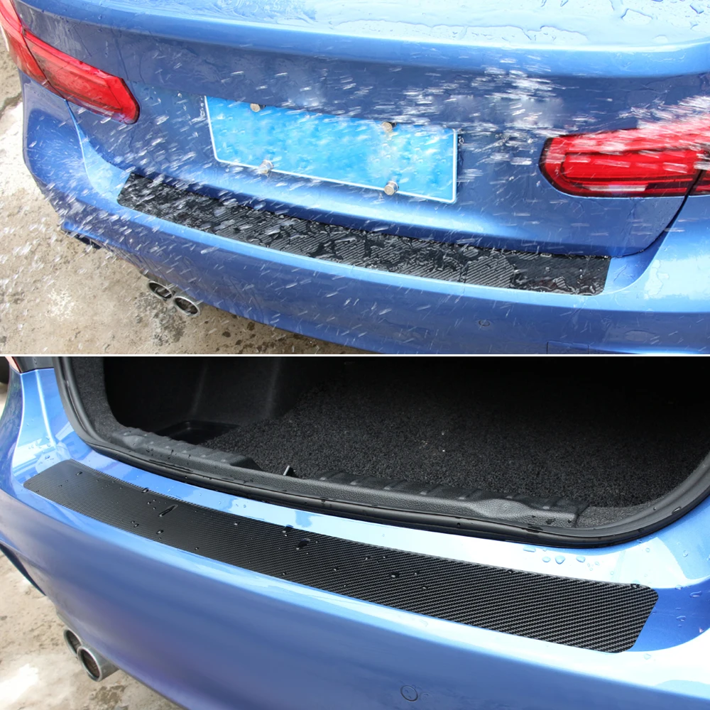 Наклейка на багажник автомобиля из углеродного волокна для vw caddy ford kuga skoda fabia peugeot