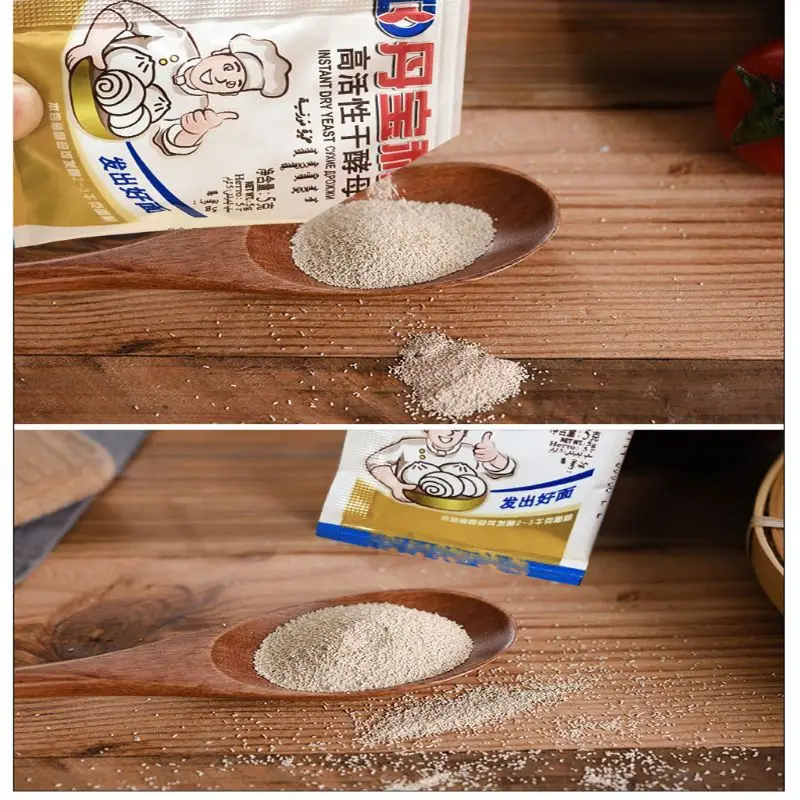 

50g Bread Yeast Active Dry Yeast High Glucose Tolerance Kitchen Baking Supplies