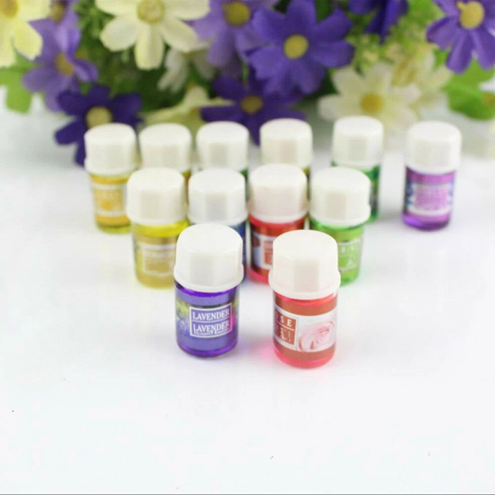 Water-soluble Flower Fruit Essential Oil Relieve Stress for Humidifier Fragrance Lamp Air Freshen Aromatherapy Body 3ml*12pc | Дом и сад