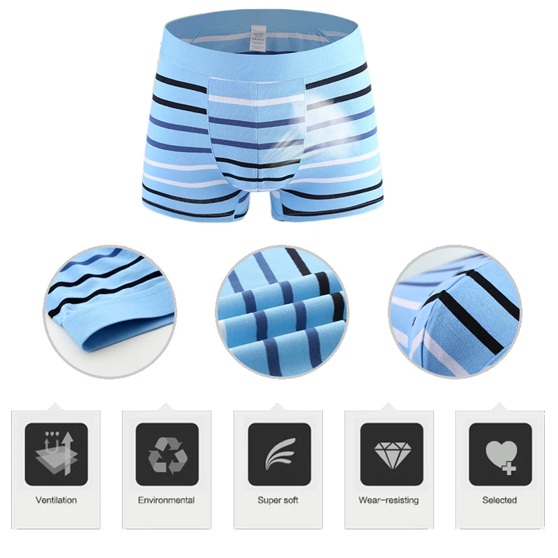 4pcs/Lot NXY Boxers Mens Underwear Male Panties Cotton Boxers Man Underpants Soft Sports Shorts Boxershorts Calzoncillo Hombre