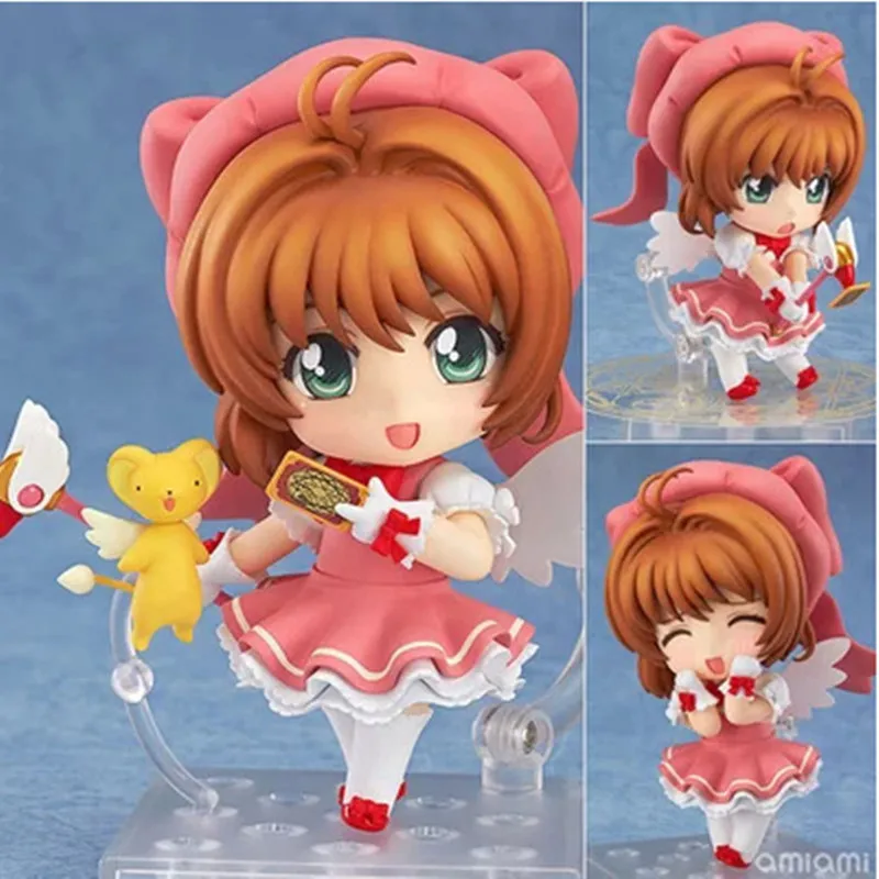 

Cute Anime Card Captor Sakura Kinomoto Sakura 400 PVC Action Figure Collectible Model Kids Toys Doll 10cm