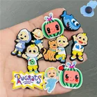 1 шт. симпатичный арбуз из ПВХ для маленьких мальчиков садовая обувь аксессуары украшения для обуви подходит для детей браслет-Шарм Croc Jibz Рождественский подарок