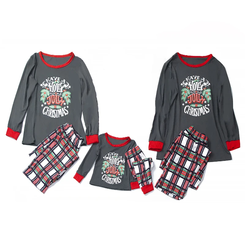 Фэмили лук новогодняя одежда пижама новый год новогодние пижамы хлопок