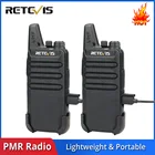 Портативная рация RETEVIS RT22 RT622, 2 шт., мини PMR радио PMR446 FRS VOX, USB зарядка, удобный двухсторонний радиокоммуникатор Woki Toki