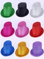 carnival hat powder hat magician performances hat 12pcslot mix color party dance decoration
