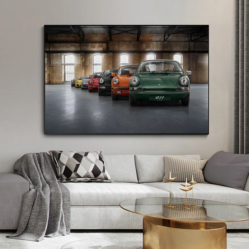 

Colorful Cars Canvas Painting Super Sport Car Poster for Living Room Decoration Paintings for Interior Home Decor Art Picture