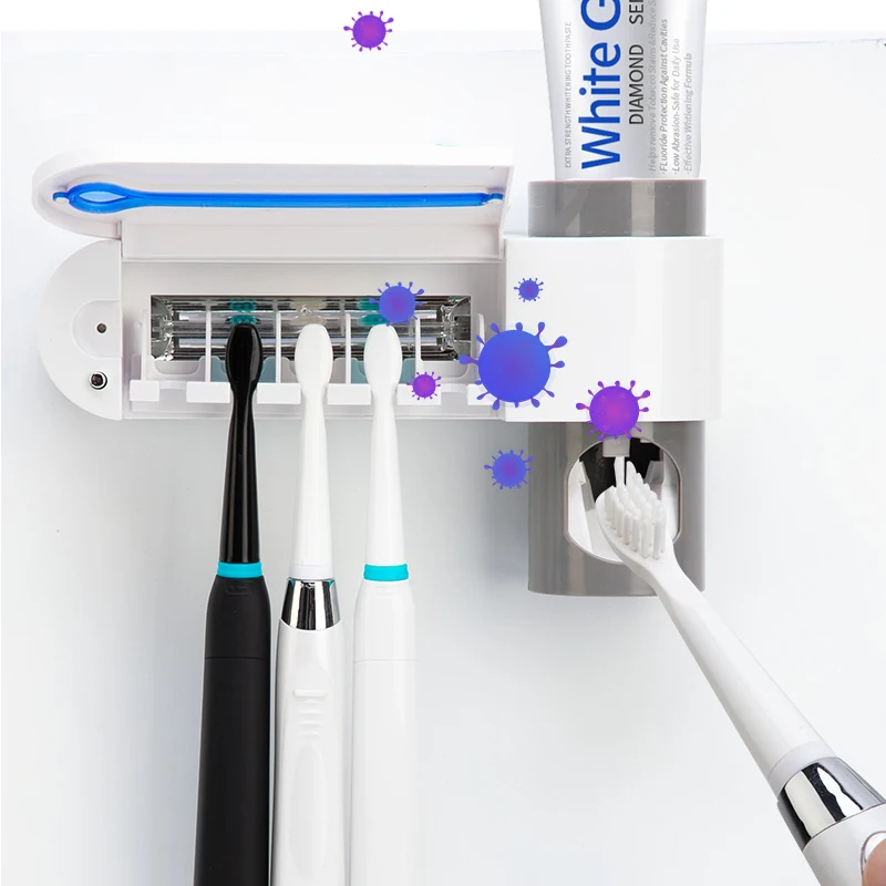 дозатор для зубной пасты УФ светильник Ультрафиолетовый стерилизатор зубных