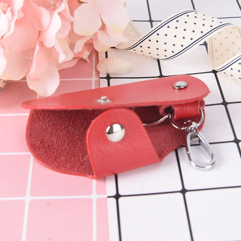 cowhide leather car key bag wallet multi function case housekeeper holders | Багаж и сумки