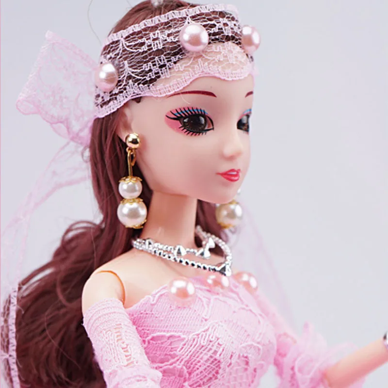 Большая кукла со шлейфом 90 см креативная Свадебная подарочная коробка принцессы