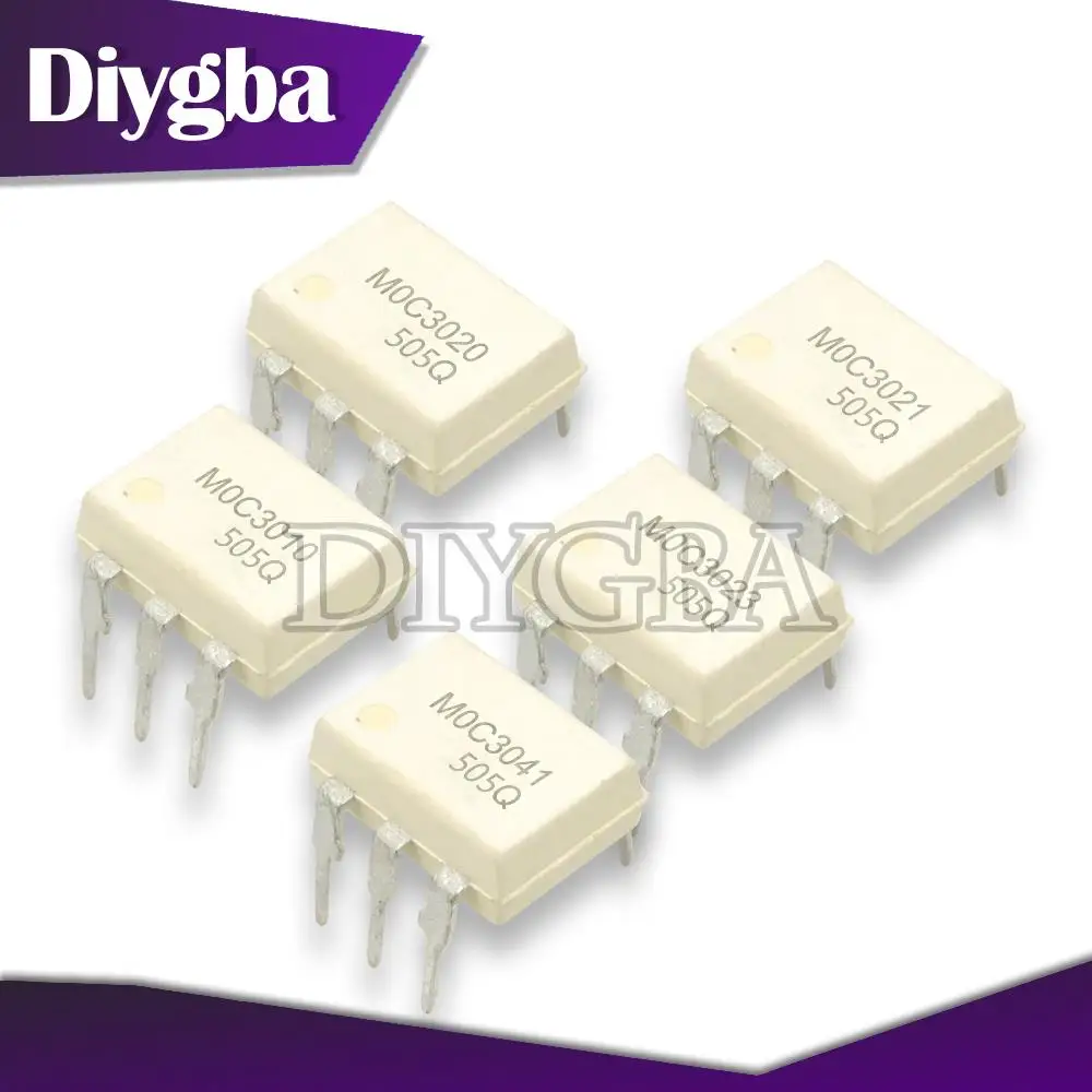 

10 шт., MOC3010, MOC3020, MOC3021, MOC3023, MOC3041, MOC3043, MOC3052, MOC3061, MOC3063, MOC3083, DIP6