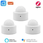 Беспроводной смарт-датчик движения Tuya Zigbee, инфракрасный сенсор со встроенным аккумулятором