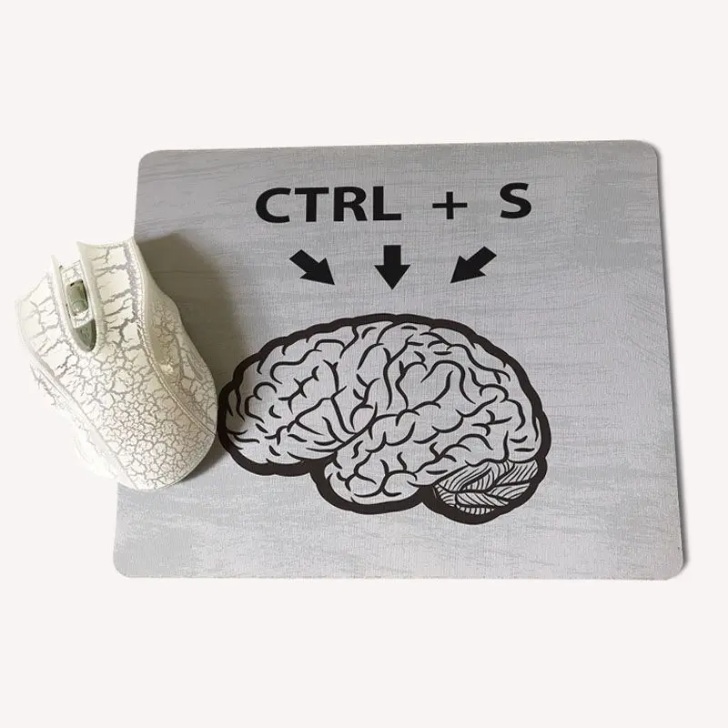 Нескользящие PC Brain левый и правый индивидуальные коврики для мышки ноутбук