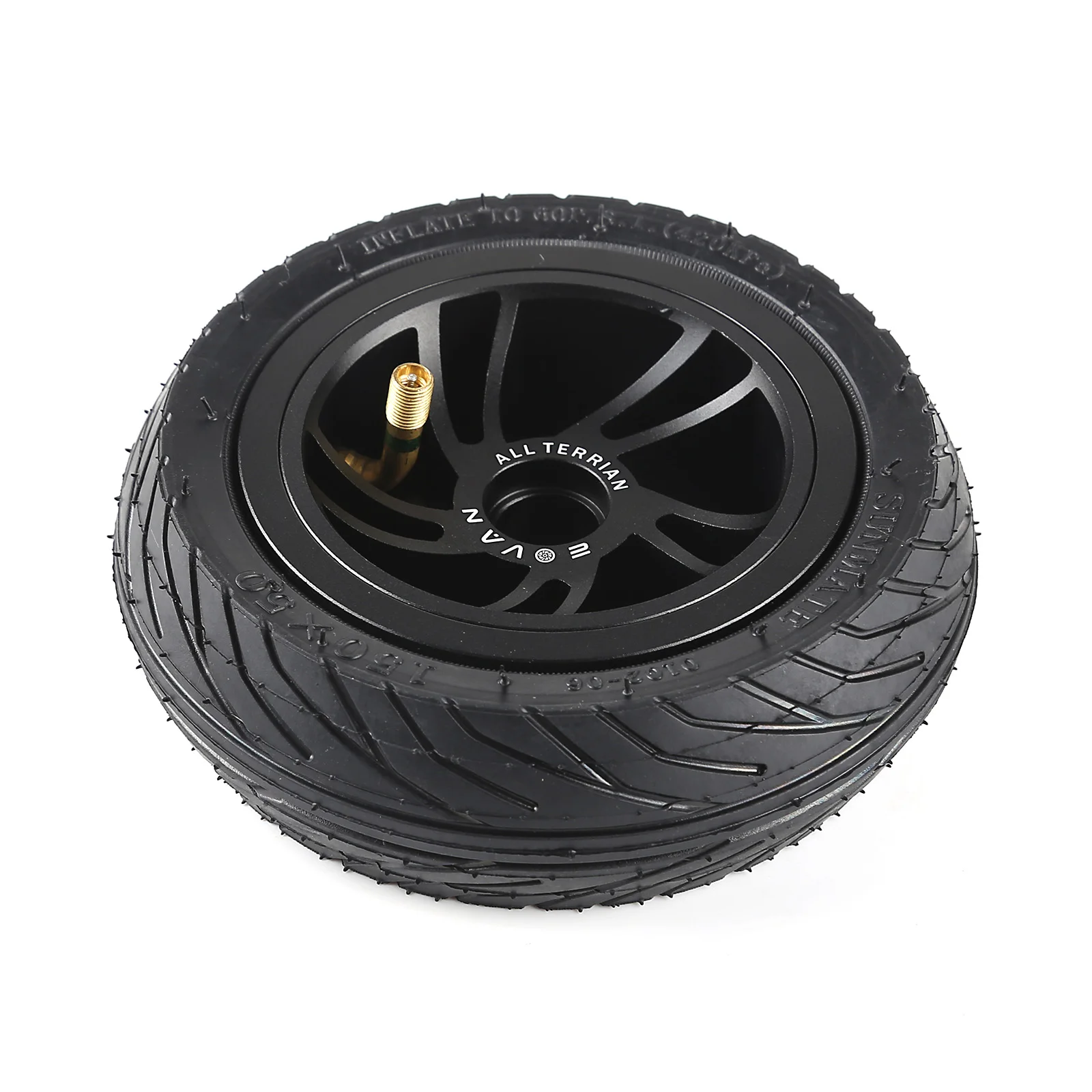

Eovan 4Pcs 150miniAT All-Terrain Machinery Pneumatic Tire Wheels - Black
