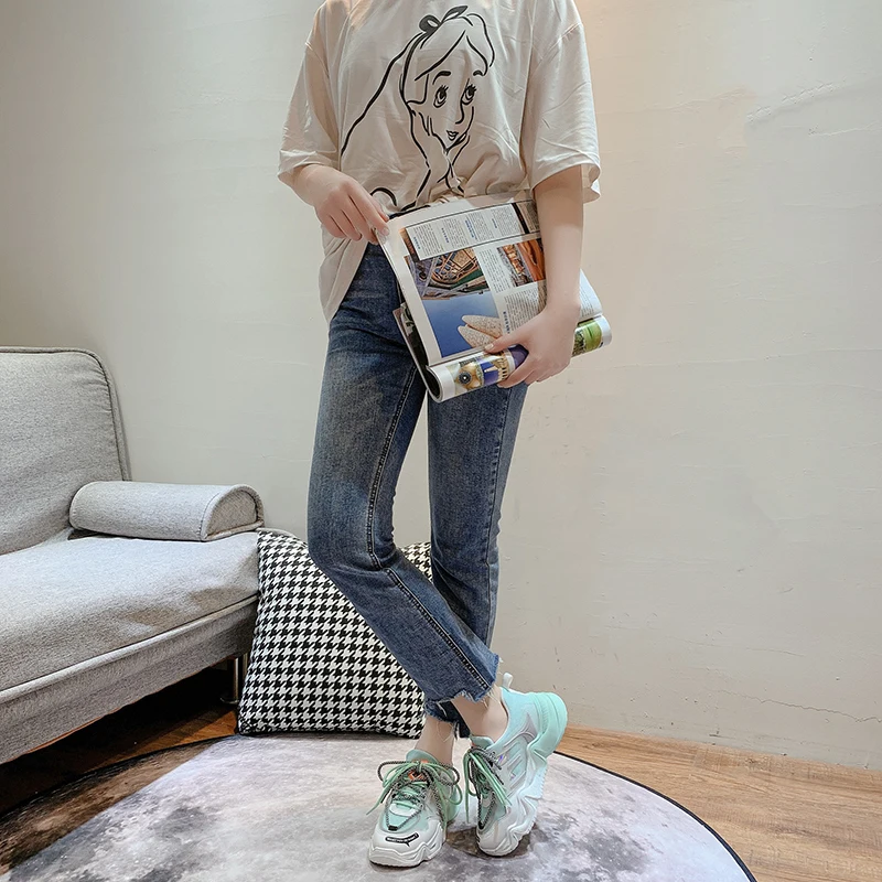 Женские массивные кроссовки модная новинка 2020 женская обувь на платформе