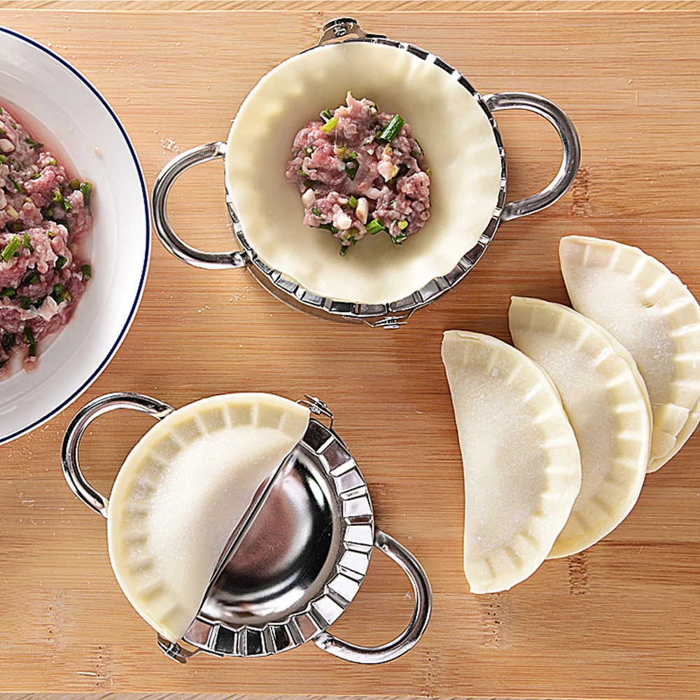 4 in 1 DIY Dumpling Mold Dumplings Maker Tool Wrapper Cutter Jiaozi Pierogi Pastry Molds Kitchen Baking Accessories | Дом и сад