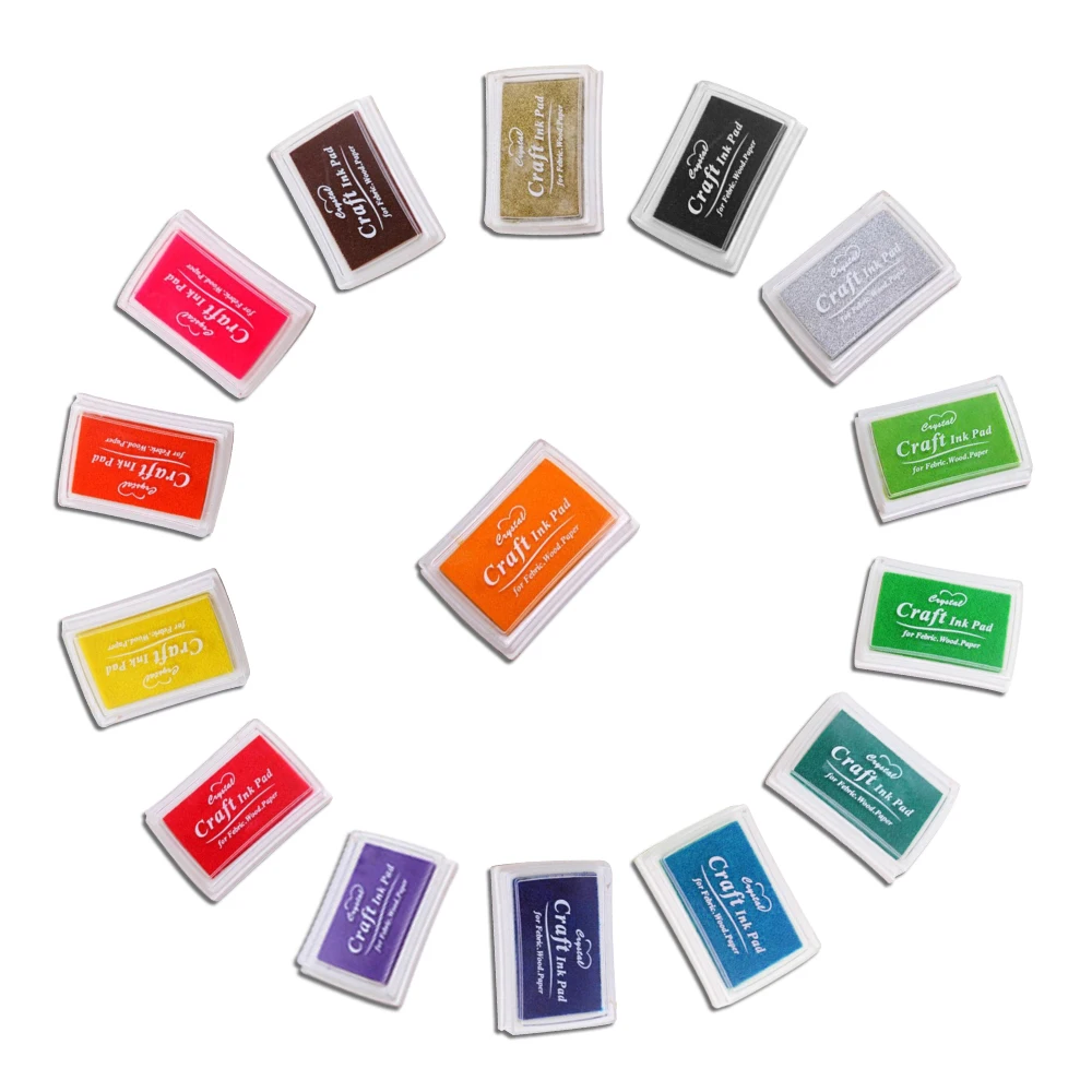 15 цветов DIY скрапбукинга старинные ремесла чернильная прокладка красочная
