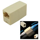 Elisona 10 шт. Ethernet RJ45 RJ-45 RJ 45 кабель типа Мама-мама Разъем Lan соединитель Адаптер соединитель Сетевые Аксессуары