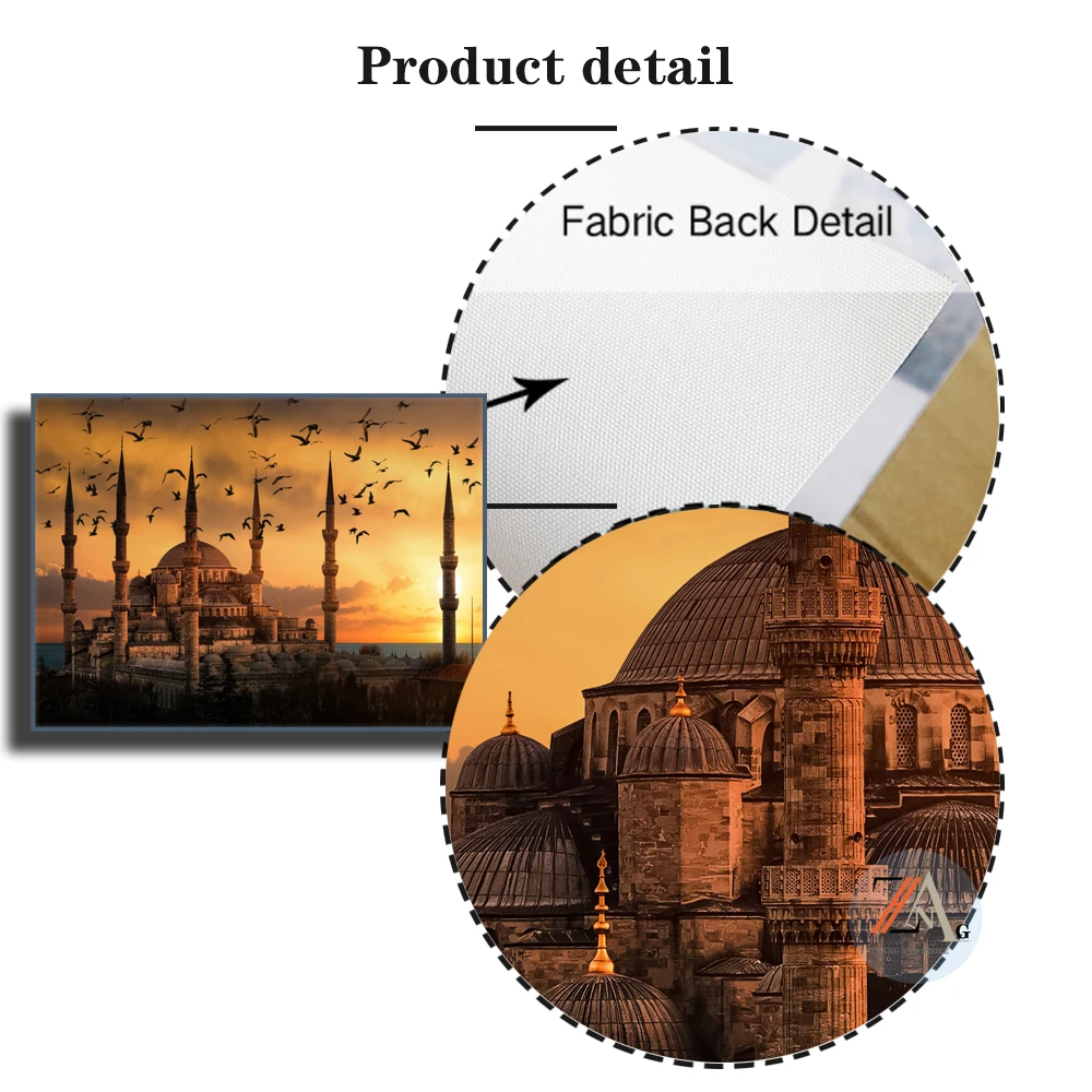 

Graffiti Art Modern Landscape Lstanbul Sunset Art Oil Canvas Painting and Prints Wall Art for Living Room Cuadros Home Decor