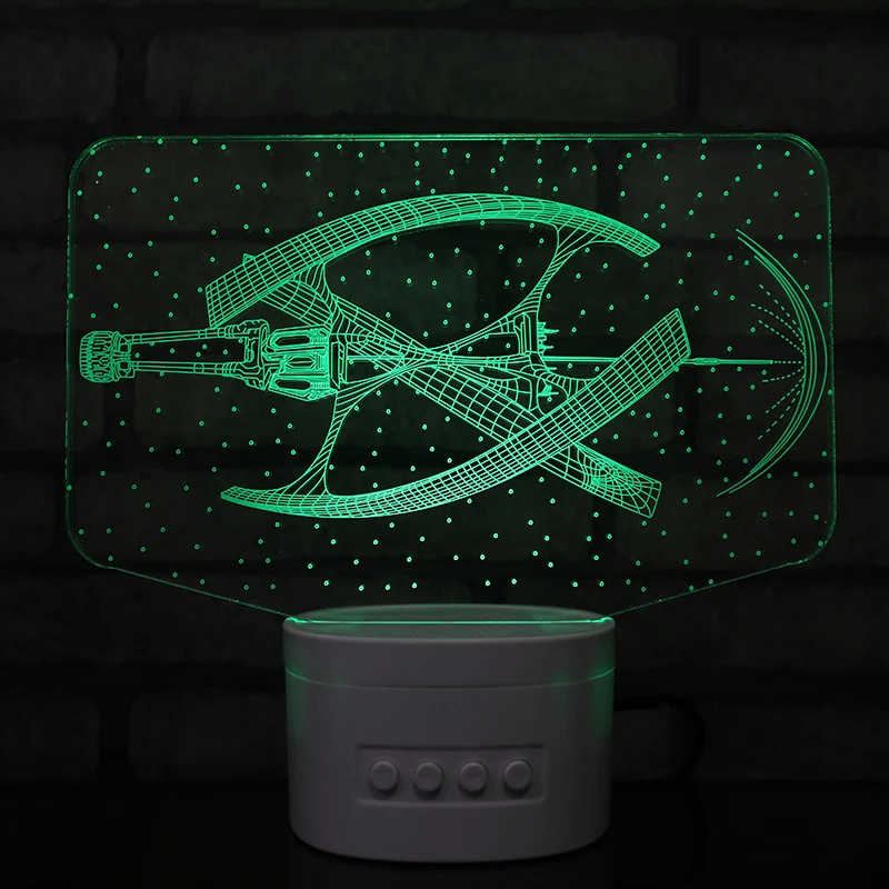 3D свет Buletooth динамик светодиодный ночник для детей Usb лампа на батарейках в