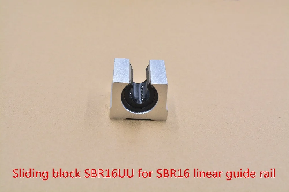 SBR16UU алюминиевый блок 16 мм фотоэлемент подходит для использования SBR16 линейная
