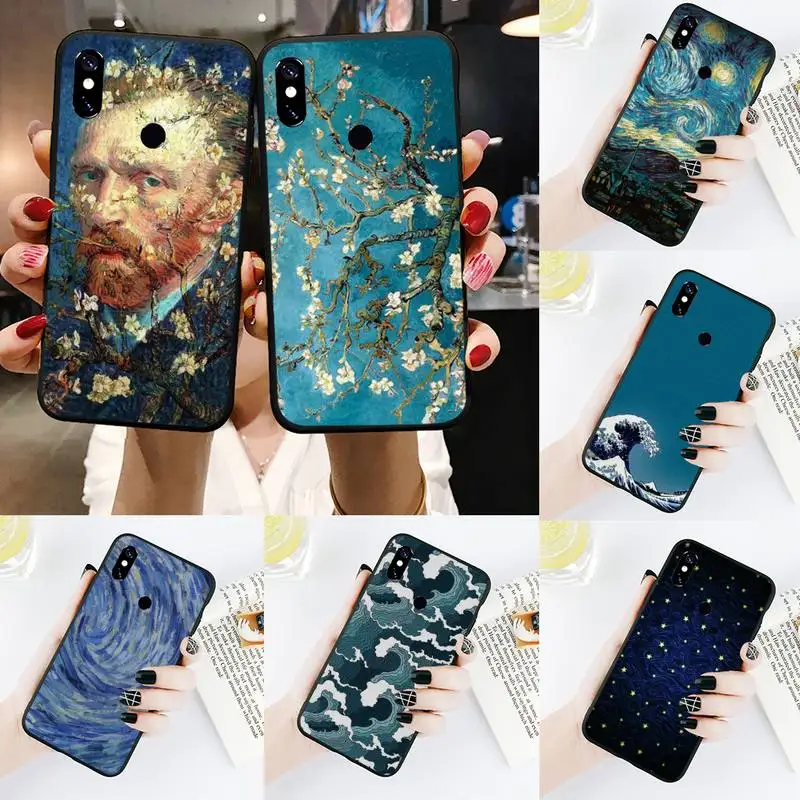 

art aesthetic van Gogh painting Phone Case For Xiaomi Redmi Note 4 4x 5 6 7 8 pro S2 PLUS 6A PRO