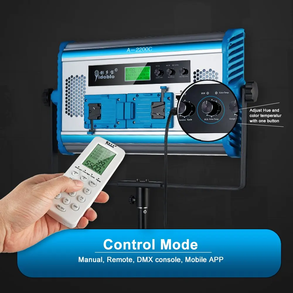 Pro APP control RGB светодиодный светильник фотографии непрерывный освещение dmx