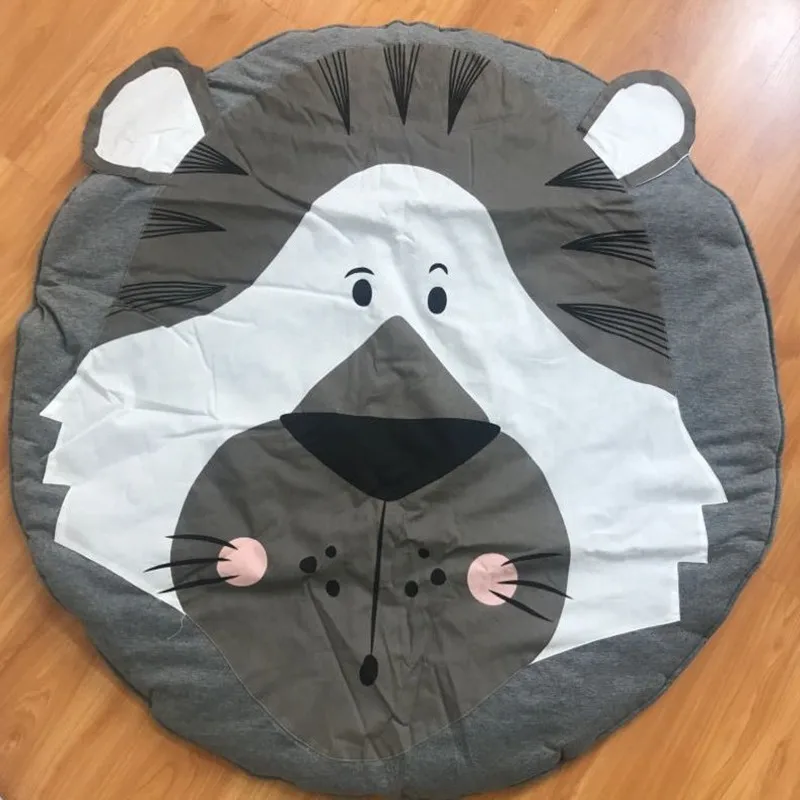 Коврик игровой SAILEROAD детский милый ковер для скалолазания с животными хлопковый