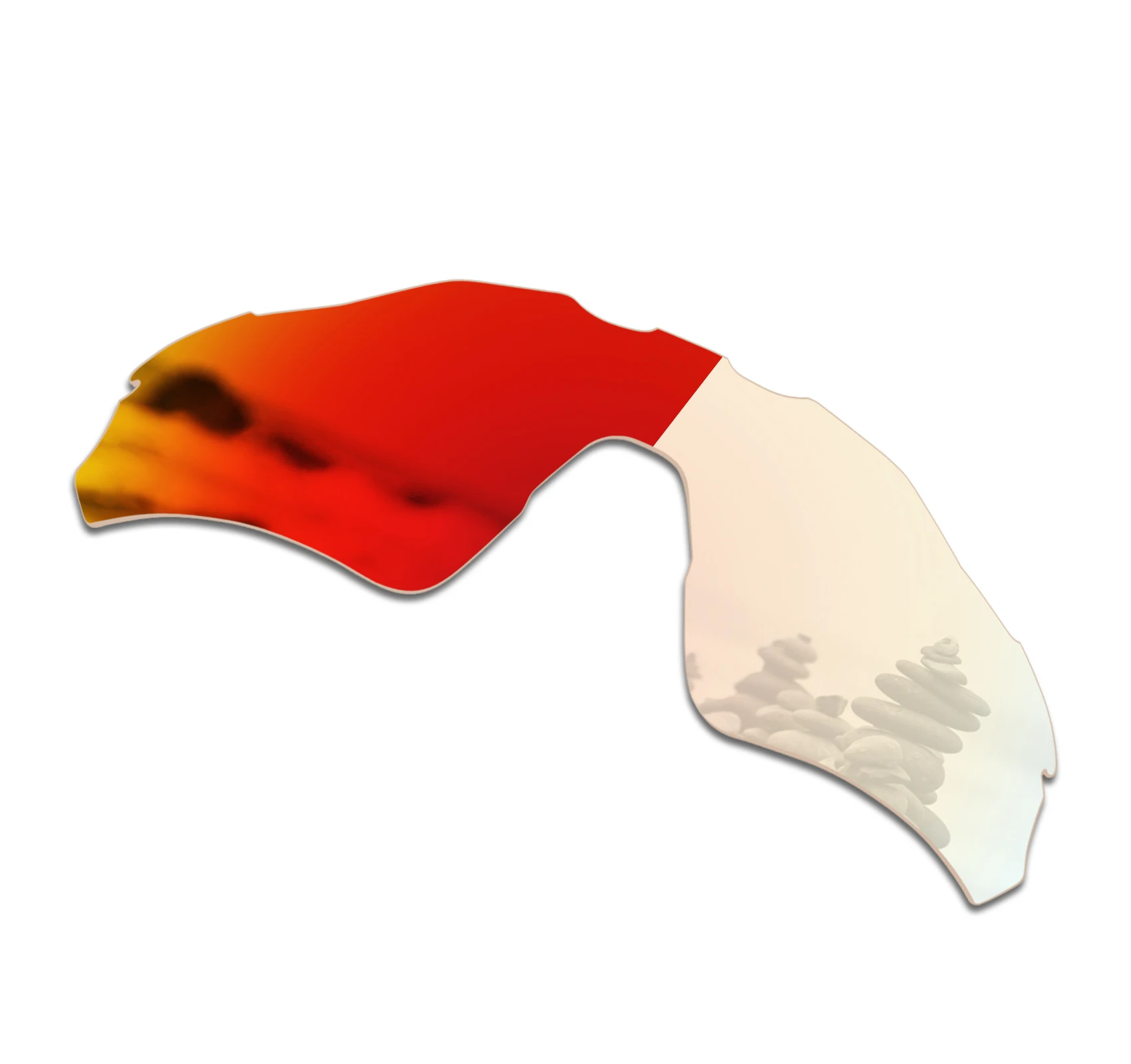 

SmartVLT Sunglasses Replacement Lenses for Oakley Radar EV Path - Eclipse Red Photochromic