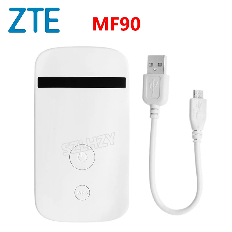 Б/у 4G Роутер zte разблокированный MF910 MF90 Мобильная точка доступа Карманный Wifi+ 2 шт антенна слот для sim-карты 2300 мАч батарея PK huawei E5573