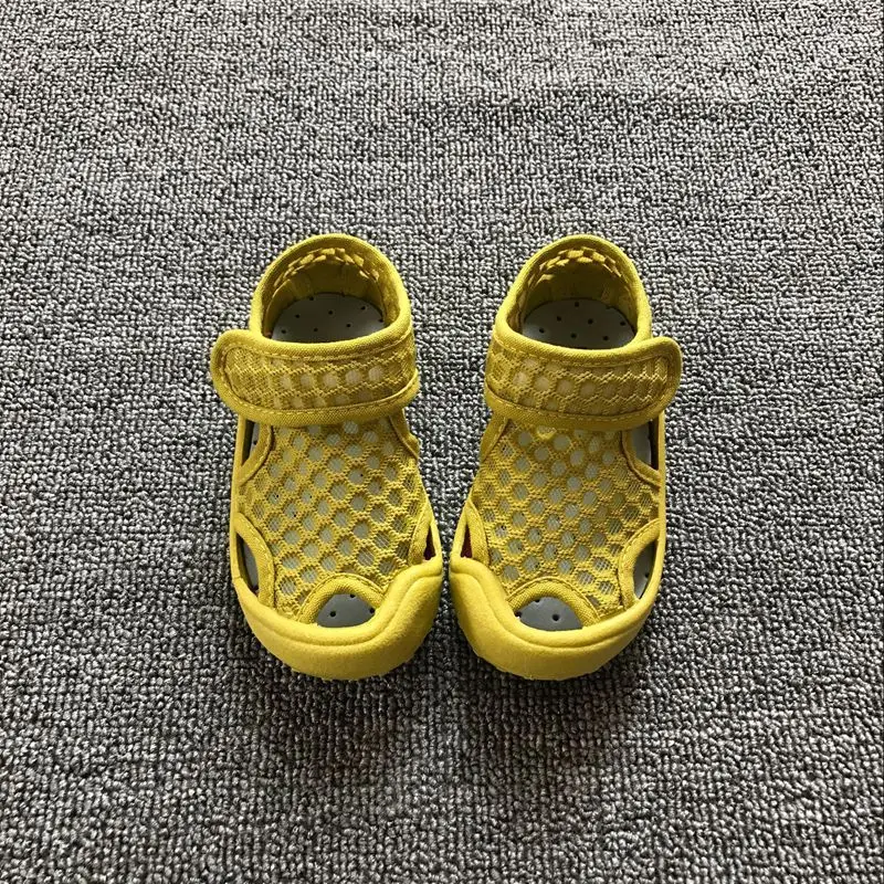 Летние сетчатые цветные водонепроницаемые сандалии для мужчин и женщин детская