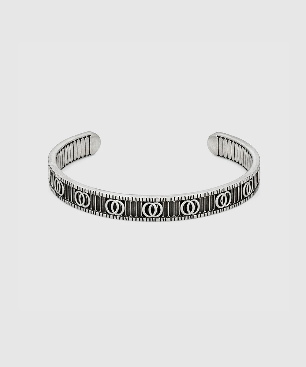 

2021 trend stripe Bracelet solid color luxury letter Bracelet postage free Sterling Silver 925 men's and women's jewelry persona
