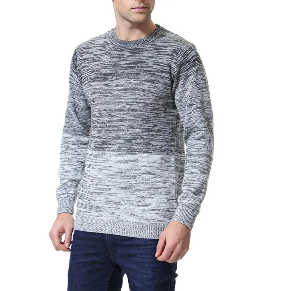 Мужские свитера Облегающие джемперы вязаный теплый зимний повседневный мужской