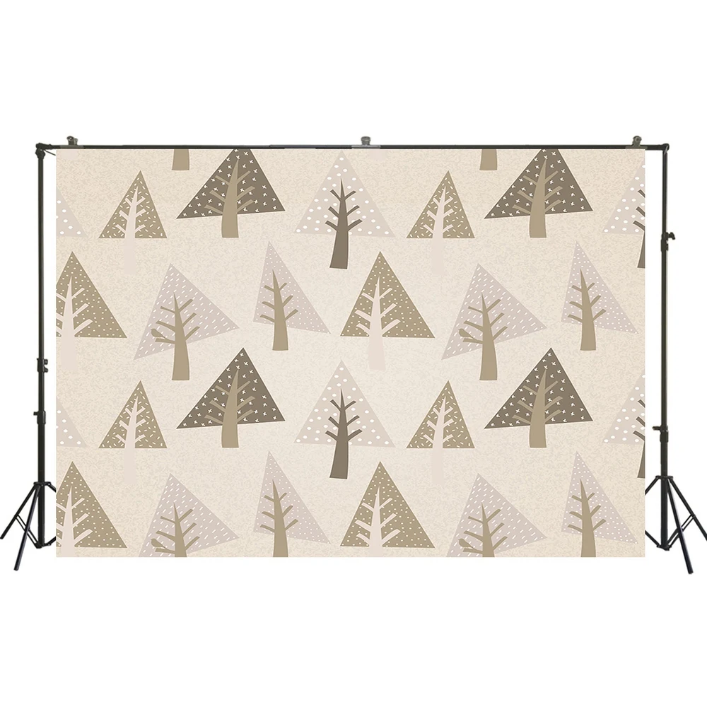 

HUAYI Photography Backdrop Birthday Party Newborns Baby Child Christmas Trees Patterns Photography Backdrops Props W-3656