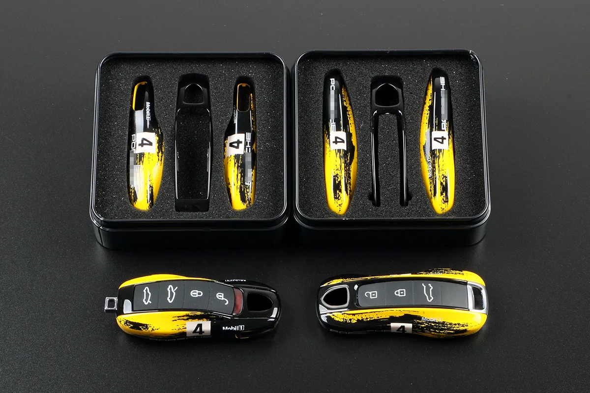 

Car Key Cover Case for Porsche Boxster Cayman Panamera 911 Cayman Macan Key Protector Shell Holder Smart Remote Auto Accessories