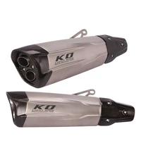 motorcycle exhaust pipe without muffler diameter 51mm length 210550630mm stainless steel exhaust system universal