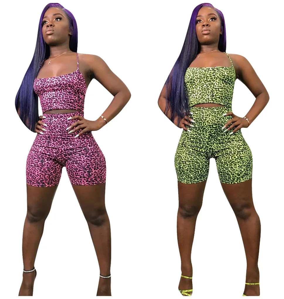 Новый дизайн Женское боди с принтом летние облегающие Комбинезоны из двух частей