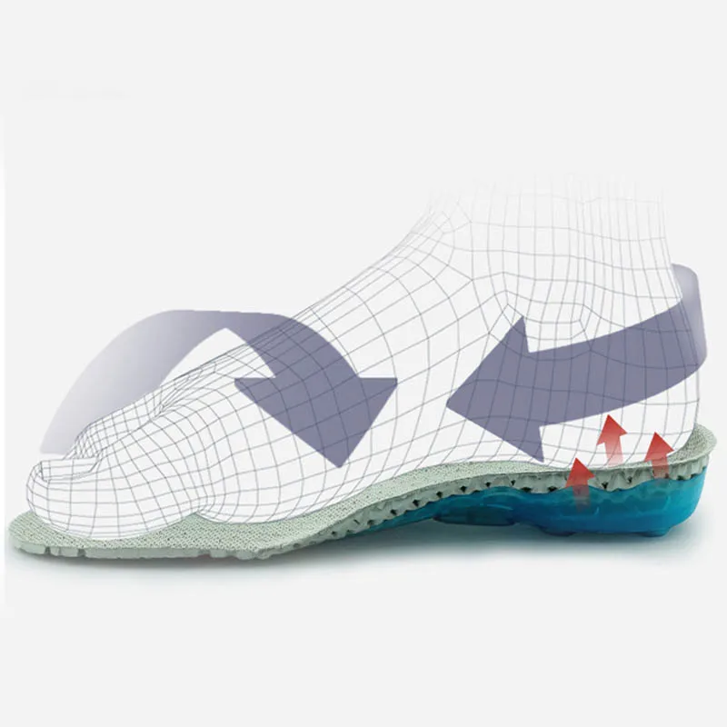 Insoles For Feet Arch Support Padded Super Shock-Absorbant Sports Insole For Shoes Pain Relieve Shoe Insoles For Men Women