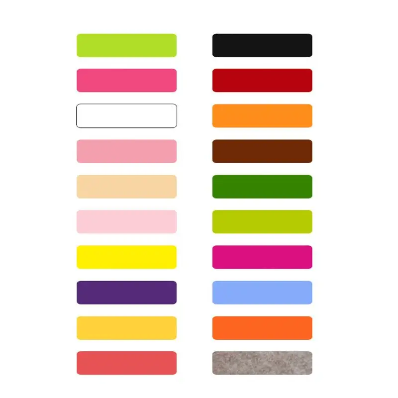 

25 Assorted Colors Felt Fabric Sheets Patchwork Sewing DIY Craft Jewely Making