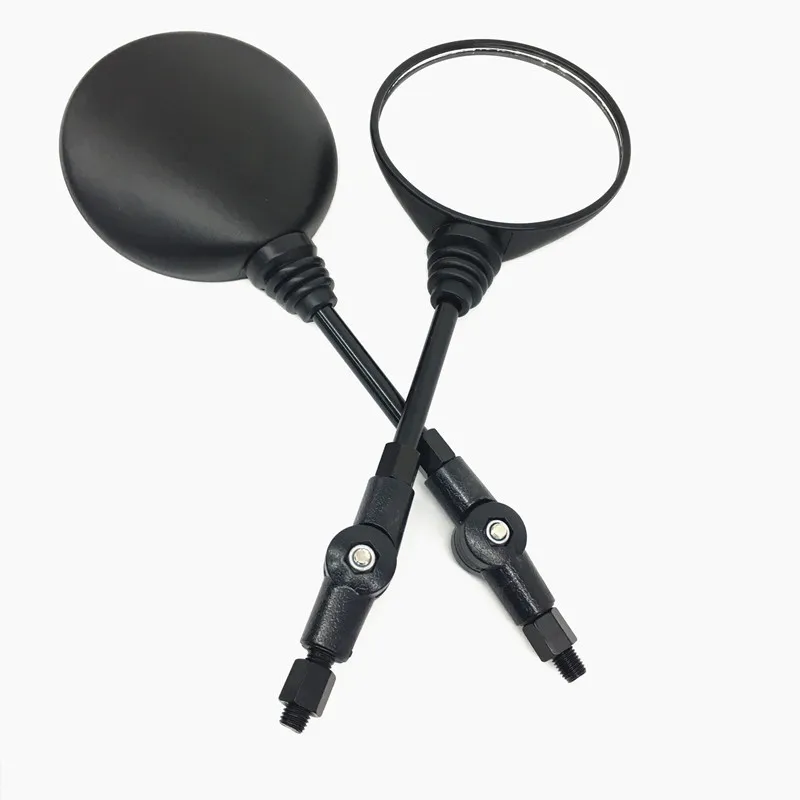 Черное складное боковое зеркало на заказ мотоциклетное универсальное заднего