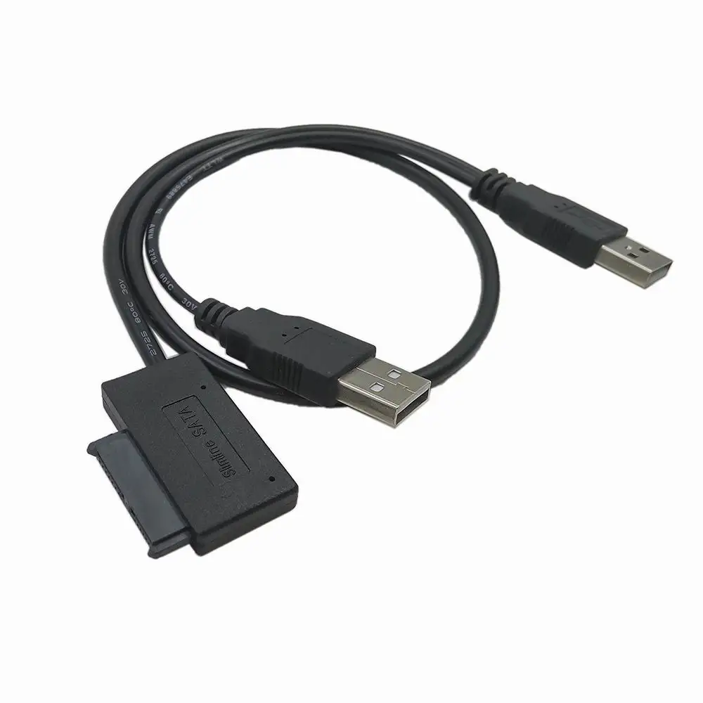USB 2 0 до 90 градусов угловой тип Slim SATA 7 + 6 13 Pin CD DVD ROM адаптер с дополнительным