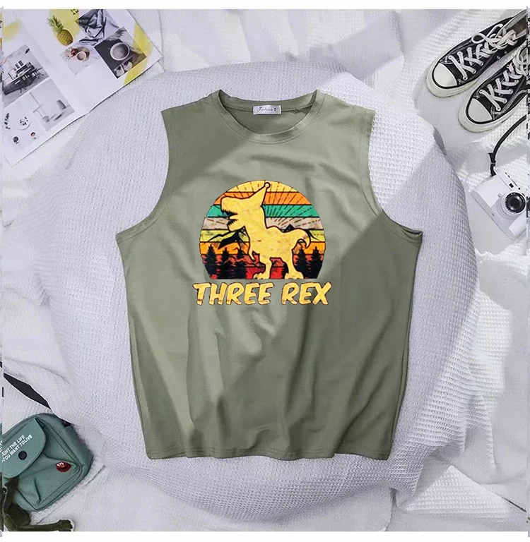 Три Рекс 3rd майка подарки на день рождения третьей динозавр 3 года женская одежда